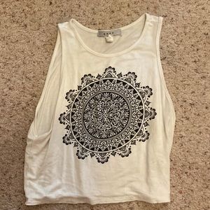 White crop top